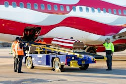 Southwest Airlines and the USMC honor fallen Marine, Sgt. Alec Langen, after arriving in Phoenix in February 2024. Sgt. Langen and four other Marines lost their lives in a helicopter crash in California.