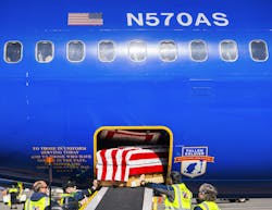 As the flag-draped casket moved slowly up the belt, there was a moment of silence for Navy Chief Petty Officer Richard Clyde Higgins, who was one of the last Pearl Harbor survivors. The radio operator was in his bunk at Pearl Harbor in the early morning hours of Dec. 7, 1941, when the first bombs fell Jumping to grab his pants and looking outside he saw a crater about 7 feet deep that had once been a parked aircraft. He and his buddies worked to move airplanes away from the others that were on fire as the waves of bombing continued. Higgins was 102 years old when he died on March 19, 2024. As the flag-draped casket moved slowly up the belt, there was a moment of silence for Navy Chief Petty Officer Richard Clyde Higgins, who was one of the last Pearl Harbor survivors. The radio operator was in his bunk at Pearl Harbor in the early morning hours of Dec. 7, 1941, when the first bombs fell Jumping to grab his pants and looking outside he saw a crater about 7 feet deep that had once been a parked aircraft. He and his buddies worked to move airplanes away from the others that were on fire as the waves of bombing continued. Higgins was 102 years old when he died on March 19, 2024.