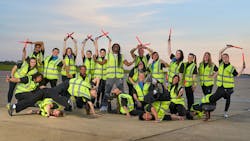 Employees from across London Luton Airport joined forces with local performers to 'signal' the start of the much-anticipated Radio 1’s Big Weekend (R1BW) in May. Employees from across London Luton Airport joined forces with local performers to 'signal' the start of the much-anticipated Radio 1’s Big Weekend (R1BW) in May.