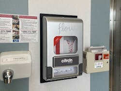 Airports like Chicago O'Hare International Airport have upgraded their period product dispensers while providing free product to passengers. Airports like Chicago O'Hare International Airport have upgraded their period product dispensers while providing free product to passengers.