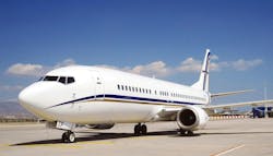 This GainJet B737 sports an AGlaze finish This GainJet B737 sports an AGlaze finish