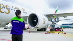 Emirates using Neste SAF at Singapore Changi Airport.