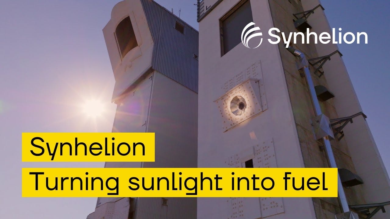 Synhelion &ndash; Turning sunlight into fuel