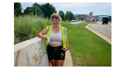 Dania Grevengoed has been selected to create 12 murals to greet guests driving to and from the Gerald R. Ford International Airport.