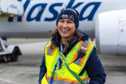 Carla S., a lead customer service agent in Bethel who has worked for Alaska Airlines for 11 years. Carla S., a lead customer service agent in Bethel who has worked for Alaska Airlines for 11 years.