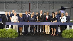 Gulfstream Aerospace Corp. today announced the official opening of its expanded Customer Support service center at Savannah/Hilton Head International Airport. To mark the occasion, state and local dignitaries, community partners, and Gulfstream leaders and employees gathered at a ribbon-cutting ceremony to officially dedicate the new space. Gulfstream Aerospace Corp. today announced the official opening of its expanded Customer Support service center at Savannah/Hilton Head International Airport. To mark the occasion, state and local dignitaries, community partners, and Gulfstream leaders and employees gathered at a ribbon-cutting ceremony to officially dedicate the new space.