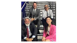 In the photo, Yanic Roy, President and CEO of the MET, Mehran Ebrahimi, Tenure Full Professor at ESG-UQAM, Pablo Rodriguez, Minister of Transport of Canada, Catherine Fournier, Mayor of Longueuil In the photo, Yanic Roy, President and CEO of the MET, Mehran Ebrahimi, Tenure Full Professor at ESG-UQAM, Pablo Rodriguez, Minister of Transport of Canada, Catherine Fournier, Mayor of Longueuil