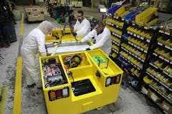 Conversion kits are versatile and can be used across various GSE types, including cargo tractors, baggage tractors and pushbacks Conversion kits are versatile and can be used across various GSE types, including cargo tractors, baggage tractors and pushbacks