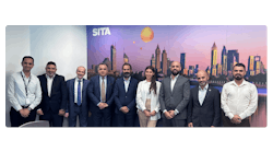 Pictured (left to right): Mohammed Fraij, Project Manager, SITA, Adnan Hasan Bdair, E-Commerce Manager, Iraq Airways, Fadi Qishta, Account director, SITA, Munaf A.Ajel Al-Sabb, CEO, Iraq Airways, George Fenergi, Regional Vice President, SITA, Sara Abbad, Project Associate, SITA, Mustafa Shamel, Commercial Director, Iraq Airways, Mohamed Suhail, PSS Project Manager, Iraq Airways, Mohammed Abdulsattar, DCS and Project Manager, Iraq Airways Pictured (left to right): Mohammed Fraij, Project Manager, SITA, Adnan Hasan Bdair, E-Commerce Manager, Iraq Airways, Fadi Qishta, Account director, SITA, Munaf A.Ajel Al-Sabb, CEO, Iraq Airways, George Fenergi, Regional Vice President, SITA, Sara Abbad, Project Associate, SITA, Mustafa Shamel, Commercial Director, Iraq Airways, Mohamed Suhail, PSS Project Manager, Iraq Airways, Mohammed Abdulsattar, DCS and Project Manager, Iraq Airways