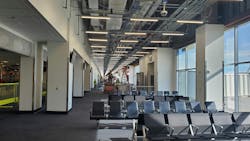 At Atlanta&rsquo;s Hartsfield-Jackson International Airport, workers put the finishing touches on holdrooms on Sept. 4 to complete Phase 1 of the Airport&rsquo;s Concourse D Widening Project that added six new gates. The first three gates are in use today, with the remaining three to follow on Sept. 6.