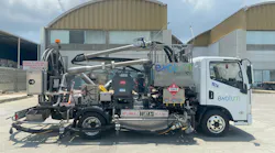 The Electric Hydrant Dispenser utilizes a lithium ferrophosphate (LFP) battery, which requires 240 volt, 40 amp charging.
