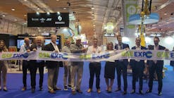 Power Stow's Ben Reeves cuts the ribbon to officially open GSE Expo Europe. Power Stow's Ben Reeves cuts the ribbon to officially open GSE Expo Europe.