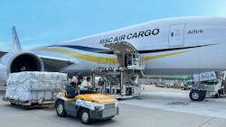 The first official flight of MSC Air Cargo, operated by MSC Air, arrived in Hong Kong in early September. The first official flight of MSC Air Cargo, operated by MSC Air, arrived in Hong Kong in early September.
