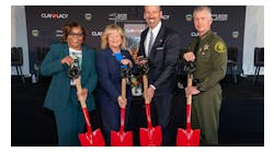 Charlene Reynolds, Airport Director, John Wayne Airport; Katrina Foley, Supervisor, Fifth District, County of Orange; Brian Kirkdoffer, Owner and Chairman, Clay Lacy; Jeff Hallock, Undersheriff, Orange County Sheriff’s Department Charlene Reynolds, Airport Director, John Wayne Airport; Katrina Foley, Supervisor, Fifth District, County of Orange; Brian Kirkdoffer, Owner and Chairman, Clay Lacy; Jeff Hallock, Undersheriff, Orange County Sheriff’s Department