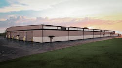 The addition is larger in square footage than the size of a football field. The addition is larger in square footage than the size of a football field.