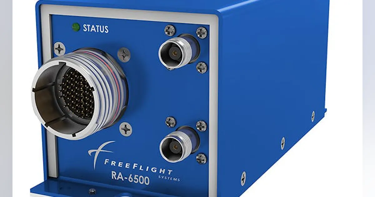 Rad Altimeter FreeFlight Systems and ASG Announce STC Certification for 5G Tolerant ...