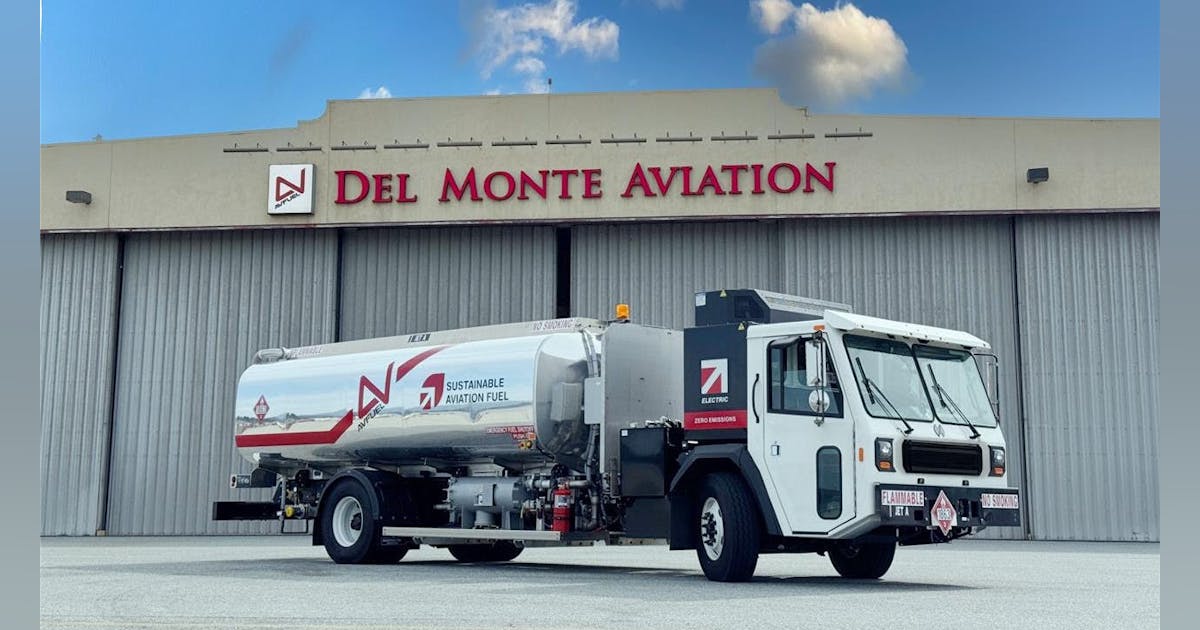Avfuel Delivers First Electric Refueler Truck to Del Monte Aviation ...