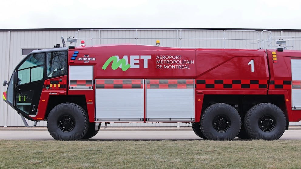 MET &ndash; Montreal Metropolitan Airport, formerly known as Montreal Saint-Hubert Airport, has taken delivery of two Striker 6x6 ARFF vehicles