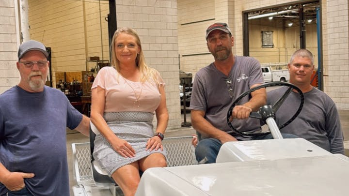 Amanda Walker is shown here with members of her staff at Bassco Services, a Dallas, TX-based fuel farm system specialist.