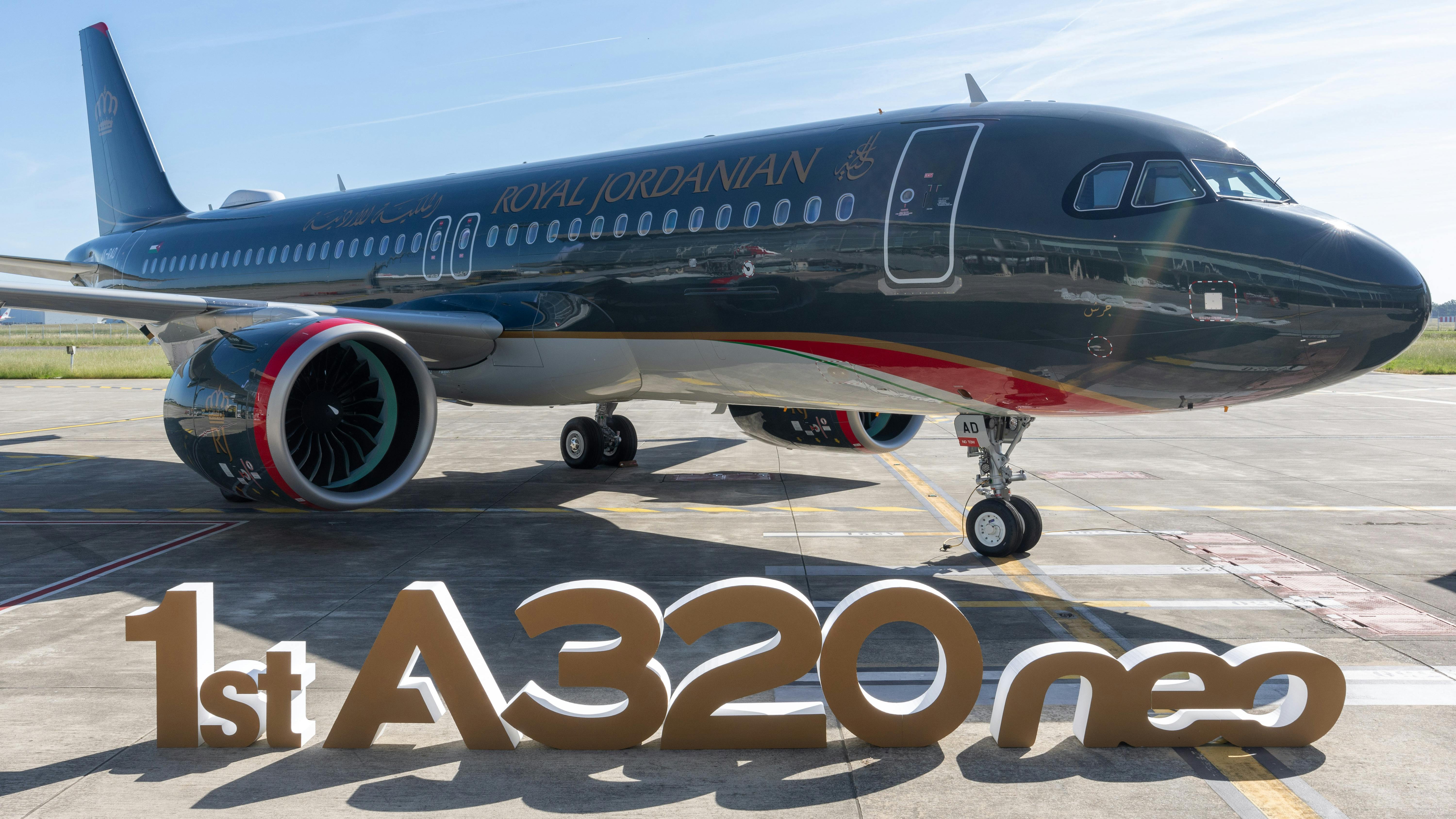 68386980afb1a6fcee7d1234 First A320neo Delivery To Royal Jordanian Airlines