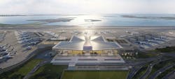Rendering of the New Terminal One at JFK. Rendering of the New Terminal One at JFK.