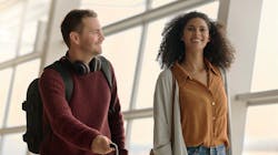 Passengers move effortlessly through the terminal, reflecting the growing adoption of on-the-move biometric screening at major U.S. airports like MCO and LAX. Passengers move effortlessly through the terminal, reflecting the growing adoption of on-the-move biometric screening at major U.S. airports like MCO and LAX.
