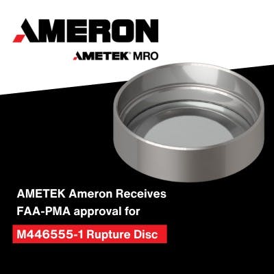 AMETEK Ameron-M446555-1 Rupture Disc