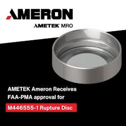 AMETEK Ameron-M446555-1 Rupture Disc AMETEK Ameron-M446555-1 Rupture Disc