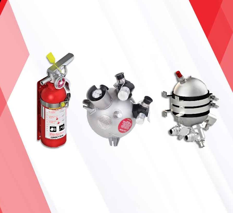 Aircraft fire extinguisher