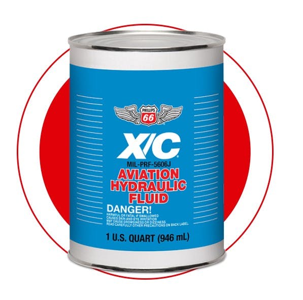 Phillips 66&circledR; X/C 5606J and X/C 5606A Aviation Hydraulic Fluids