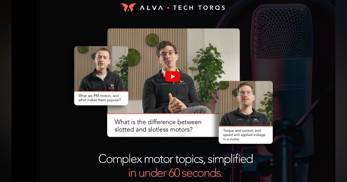 Alva Industries Debuts Video Series on Motor Physics and Design ...