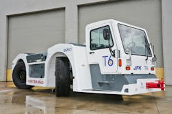 Under the agreement, Long Island–based Fortbrand Services will manage and operate the fleet, supplying, maintaining, and tracking all GSE in a common-use model shared among airlines. This T6-branded model is on display at the International GSE Expo in Las Vegas, Sept. 16-18. Under the agreement, Long Island–based Fortbrand Services will manage and operate the fleet, supplying, maintaining, and tracking all GSE in a common-use model shared among airlines. This T6-branded model is on display at the International GSE Expo in Las Vegas, Sept. 16-18.