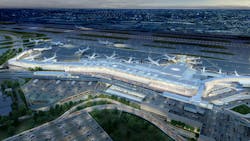 The Port Authority of New York and New Jersey (PANYNJ) and JFK Millennium Partners (JMP) have announced a groundbreaking agreement that will make John F. Kennedy International Airport’s upcoming Terminal 6 the first in North America to operate a pooled fleet of fully electric ground support equipment (GSE). The Port Authority of New York and New Jersey (PANYNJ) and JFK Millennium Partners (JMP) have announced a groundbreaking agreement that will make John F. Kennedy International Airport’s upcoming Terminal 6 the first in North America to operate a pooled fleet of fully electric ground support equipment (GSE).