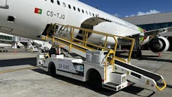 Mallaghan is highlighting its SkyBelt belt loader at GSE Expo in Las Vegas, its award-winning belt loader which has a proven record of reducing aircraft damage rates. Mallaghan is highlighting its SkyBelt belt loader at GSE Expo in Las Vegas, its award-winning belt loader which has a proven record of reducing aircraft damage rates.