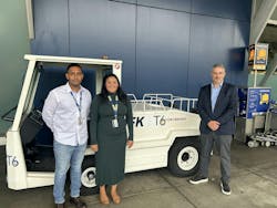 Arnold Sue, CEO of ASAK (left) poses with a Fortbrand machine alongside Karen Ali, Chief Operating Officer of JFK Millennium Partners, and Jared Verano, CEO, Fortbrand. Arnold Sue, CEO of ASAK (left) poses with a Fortbrand machine alongside Karen Ali, Chief Operating Officer of JFK Millennium Partners, and Jared Verano, CEO, Fortbrand.