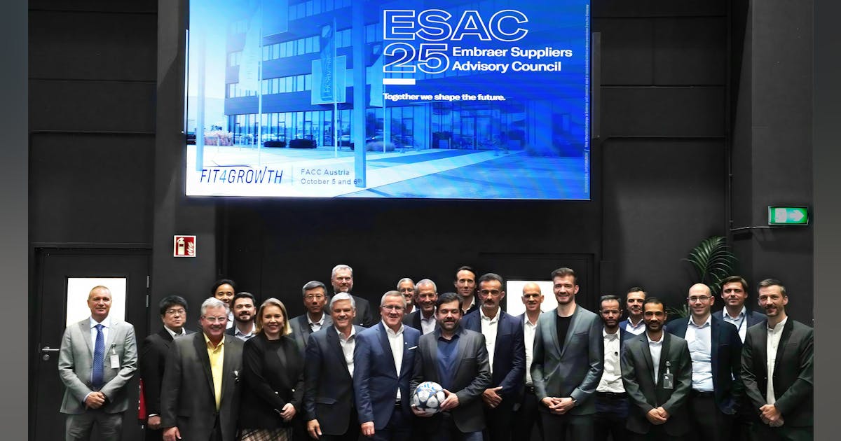 Embraer and FACC Host 2025 Suppliers Advisory Council in Austria