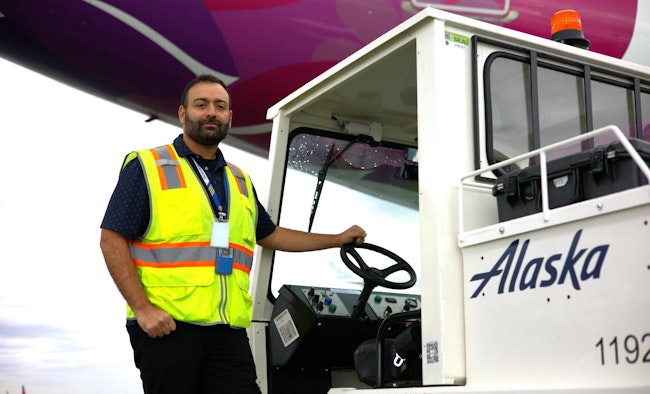 Mehdi Jnah, Manager of Ground Support Equipment (GSE) at Alaska Airlines, proposed bringing in a technology used successfully in the over-the-road trucking industry to monitor and coach driver behavior in real time on the ramp.
