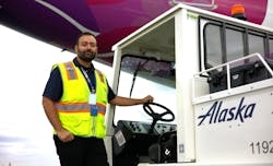 Mehdi Jnah, Manager of Ground Support Equipment (GSE) at Alaska Airlines, proposed bringing in a technology used successfully in the over-the-road trucking industry to monitor and coach driver behavior in real time on the ramp. Mehdi Jnah, Manager of Ground Support Equipment (GSE) at Alaska Airlines, proposed bringing in a technology used successfully in the over-the-road trucking industry to monitor and coach driver behavior in real time on the ramp.