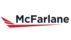 A red and black logo that reads, 'McFarlane Aviation' A red and black logo that reads, 'McFarlane Aviation'