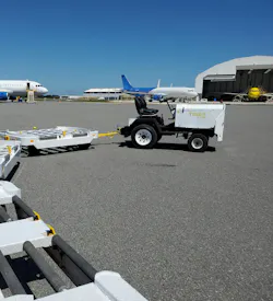 Tiger is Waev's flagship lithium-ion baggage and cargo tractor, capable of towing more than 60,000 pounds. Tiger is Waev's flagship lithium-ion baggage and cargo tractor, capable of towing more than 60,000 pounds.