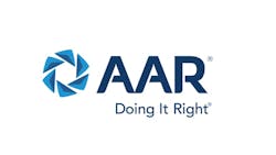 A logo with a blue circle and text that reads: AAR Doing It Right A logo with a blue circle and text that reads: AAR Doing It Right