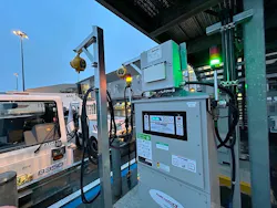 Shown here is Oshkosh AeroTech’s AmpTek load-sharing technology. Shown here is Oshkosh AeroTech’s AmpTek load-sharing technology.