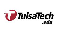 A logo with a white background and a white 'T' in a red circle, with text that reads: Tulsa Tech.edu A logo with a white background and a white 'T' in a red circle, with text that reads: Tulsa Tech.edu
