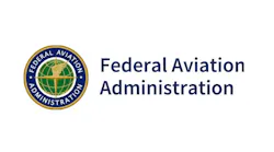 A logo with a globe and text that reads: The Federal Aviation Administration