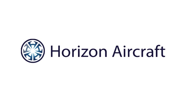 A logo with black text that reads: Horizon Aircraft