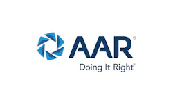 A blue and black logo with text that reads: AAR Doing It Right A blue and black logo with text that reads: AAR Doing It Right