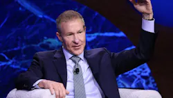 Scott Kirby, CEO of United Airlines, speaks during the WSJ's Future of Everything 2025 at the Glasshouse on May 29, 2025, in New York City. Scott Kirby, CEO of United Airlines, speaks during the WSJ's Future of Everything 2025 at the Glasshouse on May 29, 2025, in New York City.