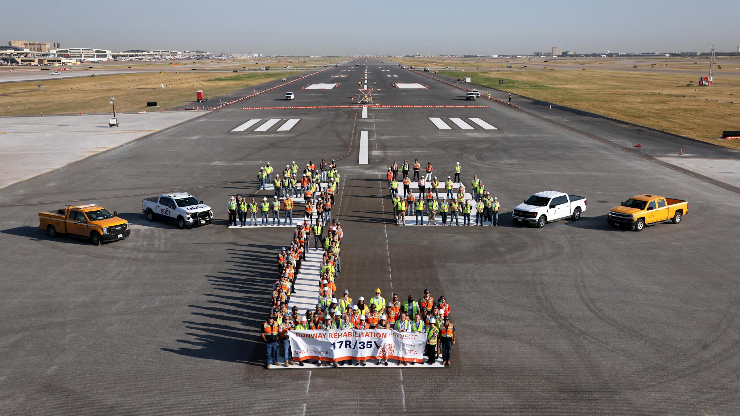 Finished project: Runway 35L team