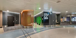 Renovated restroom facilities at Oakland International Airport reflect a hospitality-inspired approach to passenger experience and design. Renovated restroom facilities at Oakland International Airport reflect a hospitality-inspired approach to passenger experience and design.