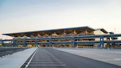 Pittsburgh International Airport’s new terminal consolidates landside functions into a single, streamlined facility. Pittsburgh International Airport’s new terminal consolidates landside functions into a single, streamlined facility.
